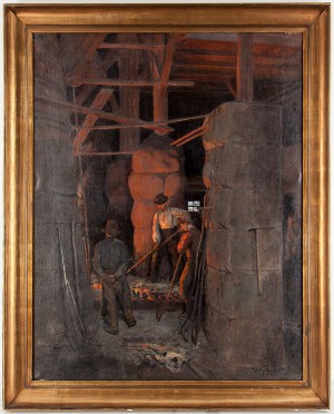 Interiörbild Från Hytta by Wilhelm SMITH