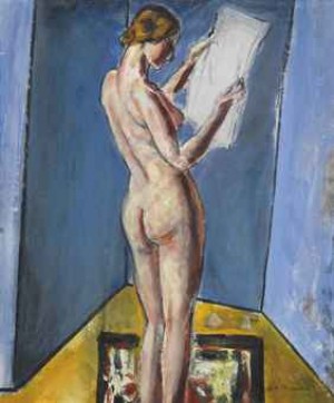 Nude Reading by Alfred Henry MAURER