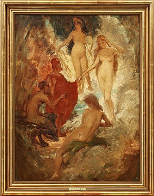 Figurkomposition by Antoine CALBET - auction artwork with signature