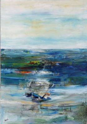 Ocean by Bob HUTCHINSON - auction artwork with signature