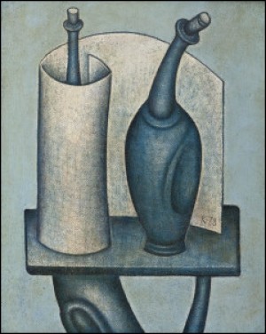 Still Life With Bottles by Dimitri Mikhailovich KRASNOPEVTSEV