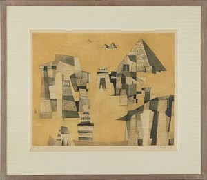 Tempel Fragment by Rudolf KÜGLER - auction artwork with signature