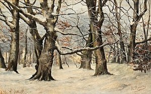 Vinterlandskap by Karl Ioganovich ROSEN