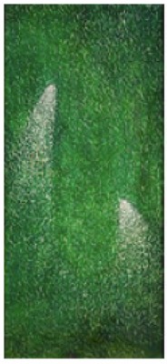 Abstrakte Komposition In Grün by Mario De LUIGI - auction artwork with signature