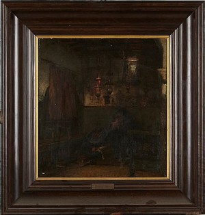 Interiör Med Män by Wilhelm Karl GENTZ