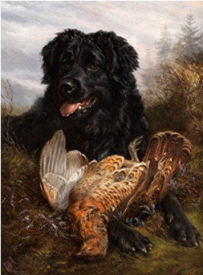 Bildnis Eines Hundes Mit Erlegtem Rebhuhn by Samuel John CARTER