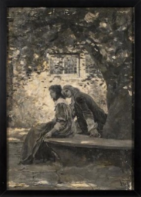 Courting Scene by Howard PYLE