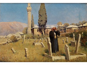 Auf Dem Friedhof by Franz Leo RUBEN
