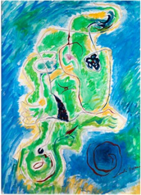 Chute Du Reveur, 1973 by André MASSON