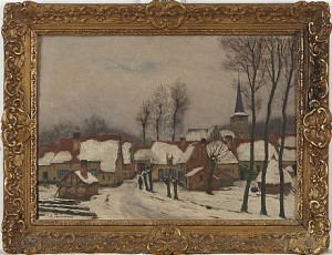 Vinterlandskap by Jean-François TAELEMANS - auction artwork with signature