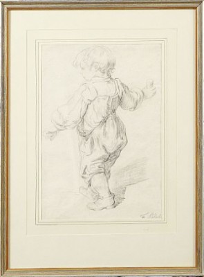 Dansande Gosse by Adolf Fredrik SJÖBOHM - auction artwork with signature