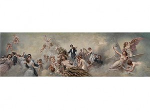 Verträumte Ballszene by Raimund Ritter Von WICHERA - auction artwork with signature