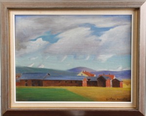 Landskap Med Hus by Gustav SUNDIN - auction artwork with signature