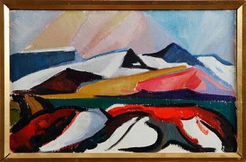 Fjällandskap by Tord LEANDER-ENGSTRÖM