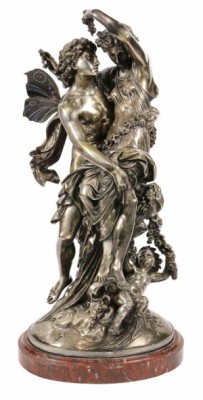 Cupid Et Psyche by Mathurin MOREAU