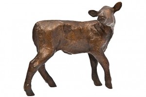 A Cow by Miina ÄKKIJYRKKÄ - auction artwork with signature