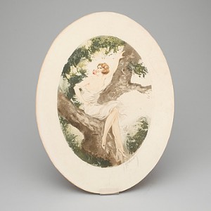 Kvinna I Träd by Jean HARDY - auction artwork with signature