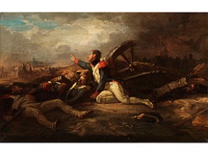 Der Verwundete Soldat An Der Kanone by Albrecht ADAM