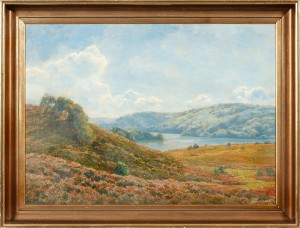 Kustlandskap by Fritz Johannes BENTZEN-BILKVIST - auction artwork with signature