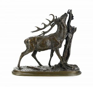 Cerf à La Branche by Pierre Jules MENE