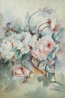 Still Lives Of Roses by Nell Gertrude Walker WARNER