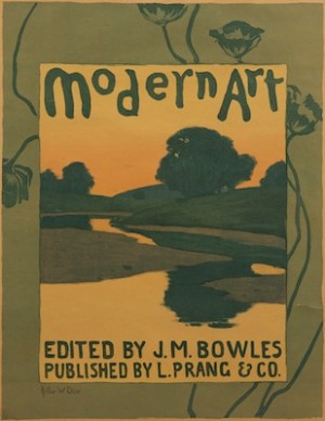 Modern Art. Lithographic Poster In Colors by Arthur Wesley DOW