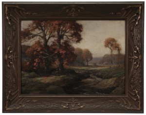 Autumn Eastchester by Walter C. HARTSON - auction artwork with signature