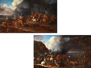 Zwei Reiterschlachtszenen by Jasper BROERS