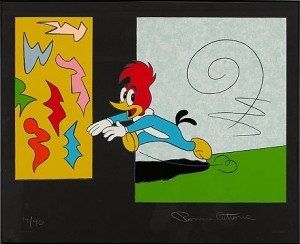 Woody Woodpecker by Ronnie CUTRONE - auction artwork with signature