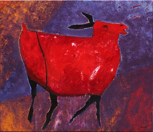 Lycklig by Ritha HOLST - auction artwork with signature