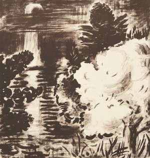 Flowering Tree-moonlight by Karl SCHRAG