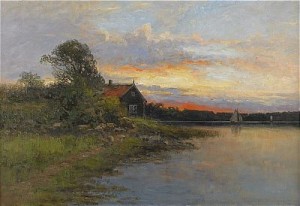 Aftonstämning, Runmarö - Stockholm by Severin NILSON