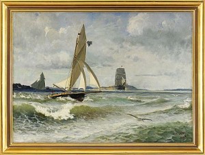 Vind I Seglen - Stockholms Skärgård by Axel PETER