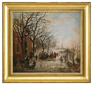 Grevinnan På Besök I Prästgården by Elias MARTIN