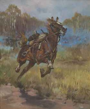 The Runaway by Jerzy KOSSAK