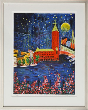Stockholms Stjärnor by Plura JONSSON - auction artwork with signature