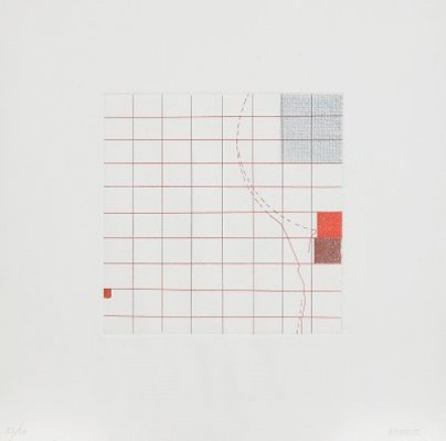 Untitled (suite Of Four Colour Etchings) by Robert RYMAN