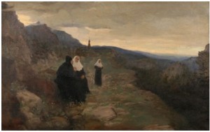 A Spiritual Landscape by Lukian Vasilievich POPOV