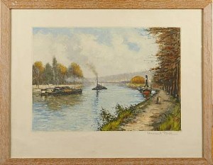 La Navigation Fluivale, 1902 by Manuel ROBBE
