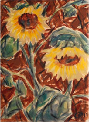 Sonnenblumen by Christian ROHLFS
