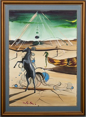 Spelets Anda by Vesa RUUSKA - auction artwork with signature