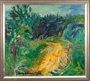 Ung Man I Trädgården by Lars-Henrik GAHMBERG