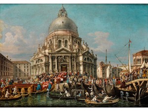 Das Fest Der Madonna Della Salute In Venedig by Francesco ZANIN
