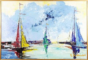 Segelbåtar by Helmut MANTEL