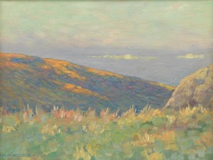 Cape Cod Shoreline by Arthur HOEBER - auction artwork with signature