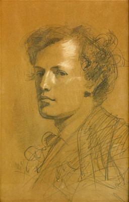 Porträtt Av Akademikamraten Johan åkerlund by Anders ZORN