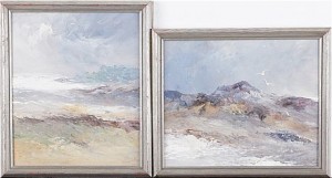 (2) Kustlandskap by Kjell FRISTEDT - auction artwork with signature