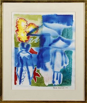 Komposition by Verner SAVOSNICK - auction artwork with signature