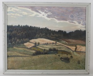 åkrar Och Skog by Ester Dorothea ALMQVIST