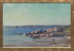 Coastal Landscape With Sailboats by William Constable ADAM
